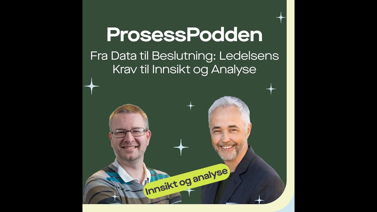 Omslag til opptaket «Fra data til beslutning: Ledelsens krav til innsikt og analyse»