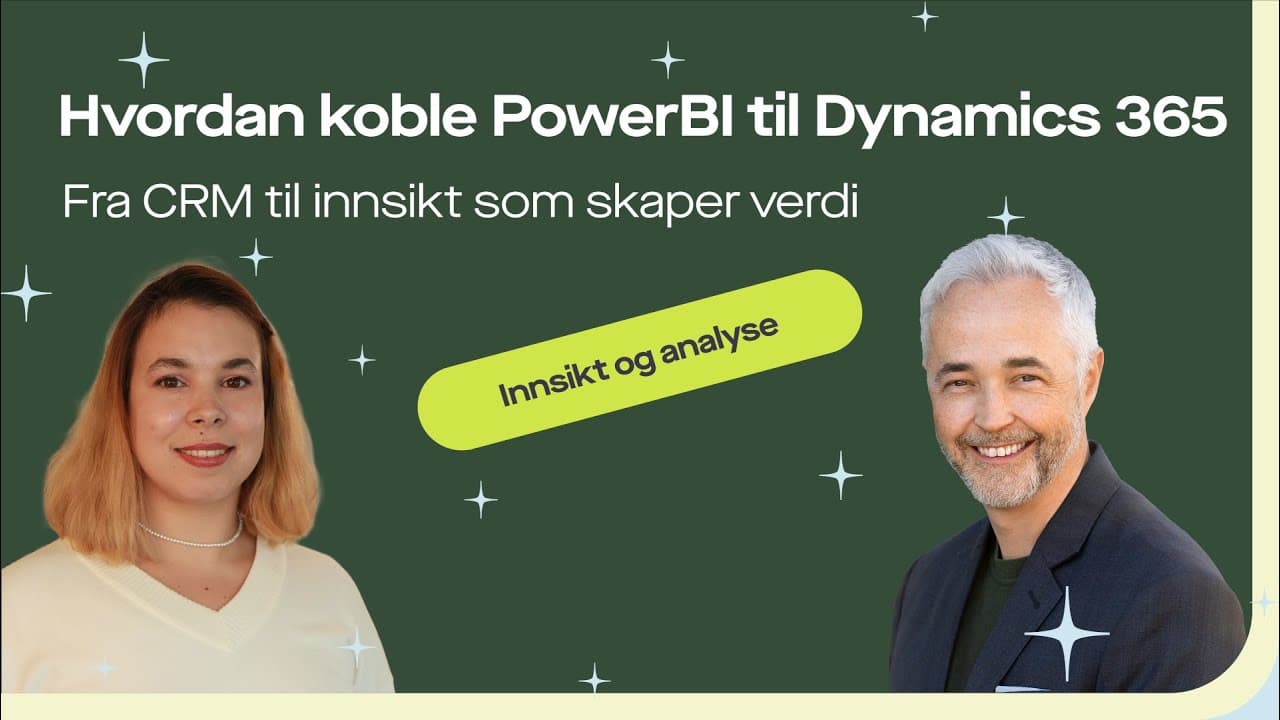 Omslag til opptaket «Hvordan koble Power BI til Dynamics 365?»