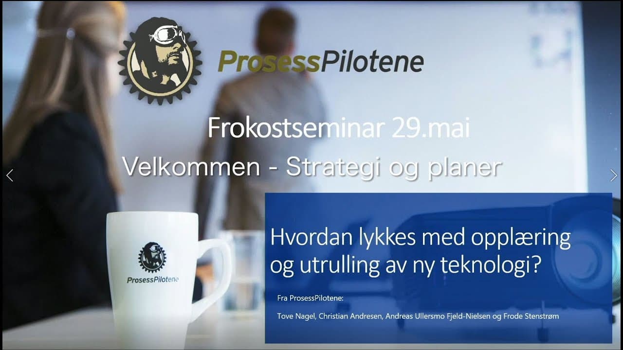 Recording cover: Hvordan lykkes med opplæring og utrulling av ny teknologi?