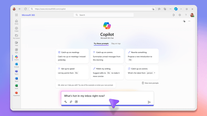 Source image: Announcing Copilot for Microsoft 365 general availability and Microsoft 365 Chat | Microsoft 365 Blog